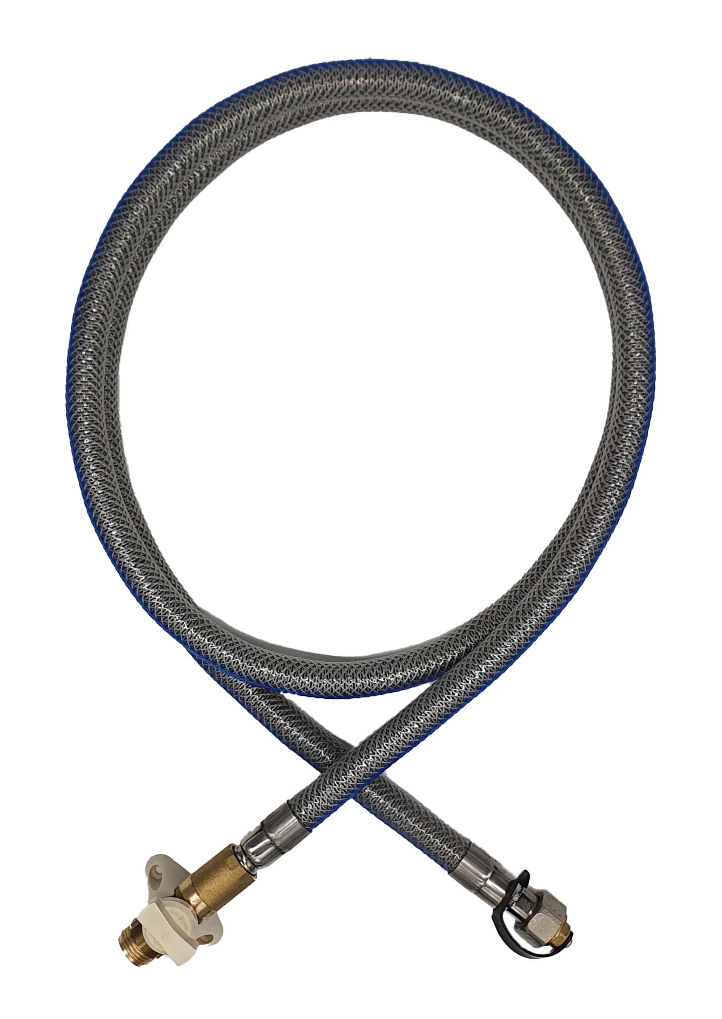 Flexible GAZ naturel inox pour gazinière raccordement standard 1/2
longueur 1,50m à vie sans date limite robinet gaz inclus
